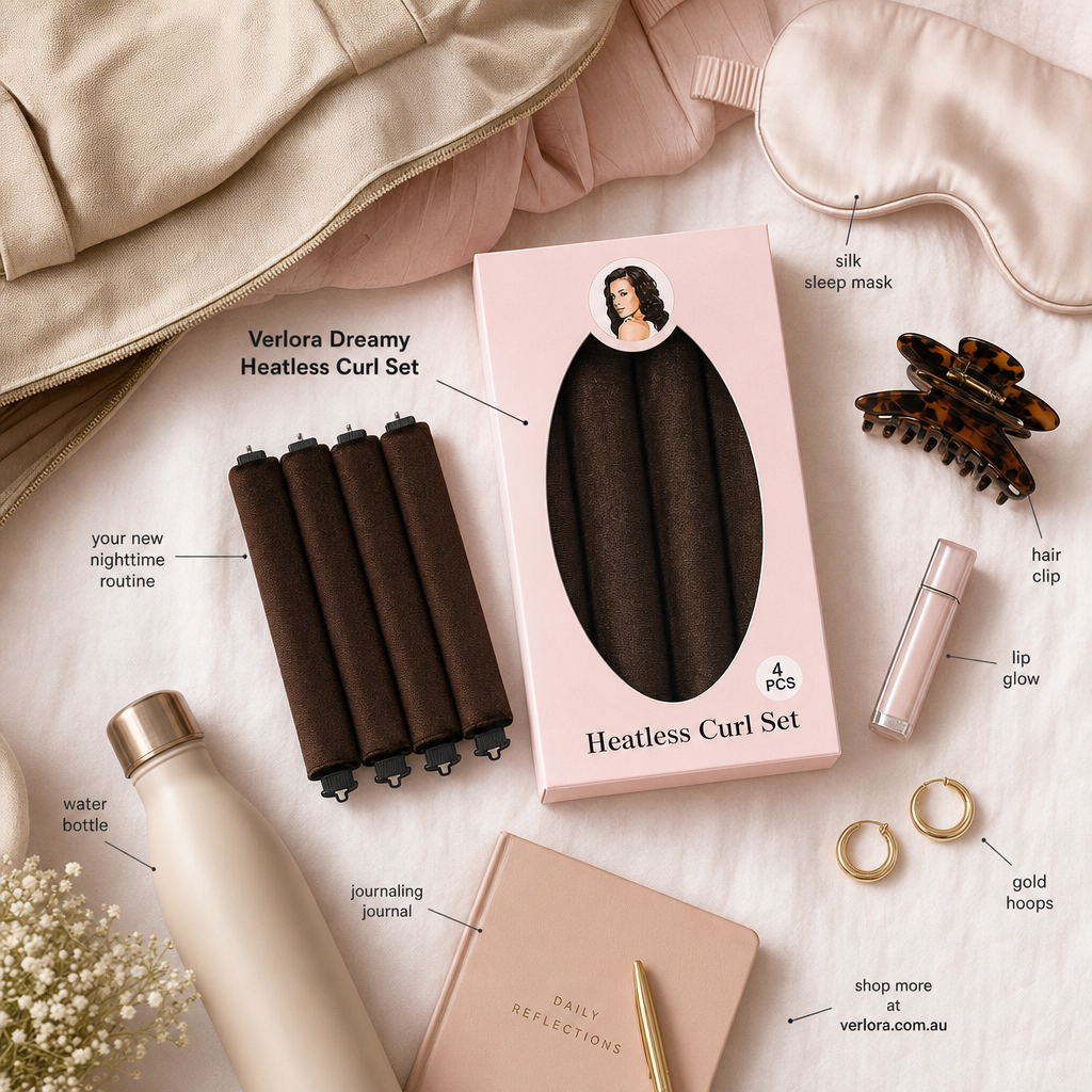 Verlora Dreamy Heatless Curl 4 piece Set