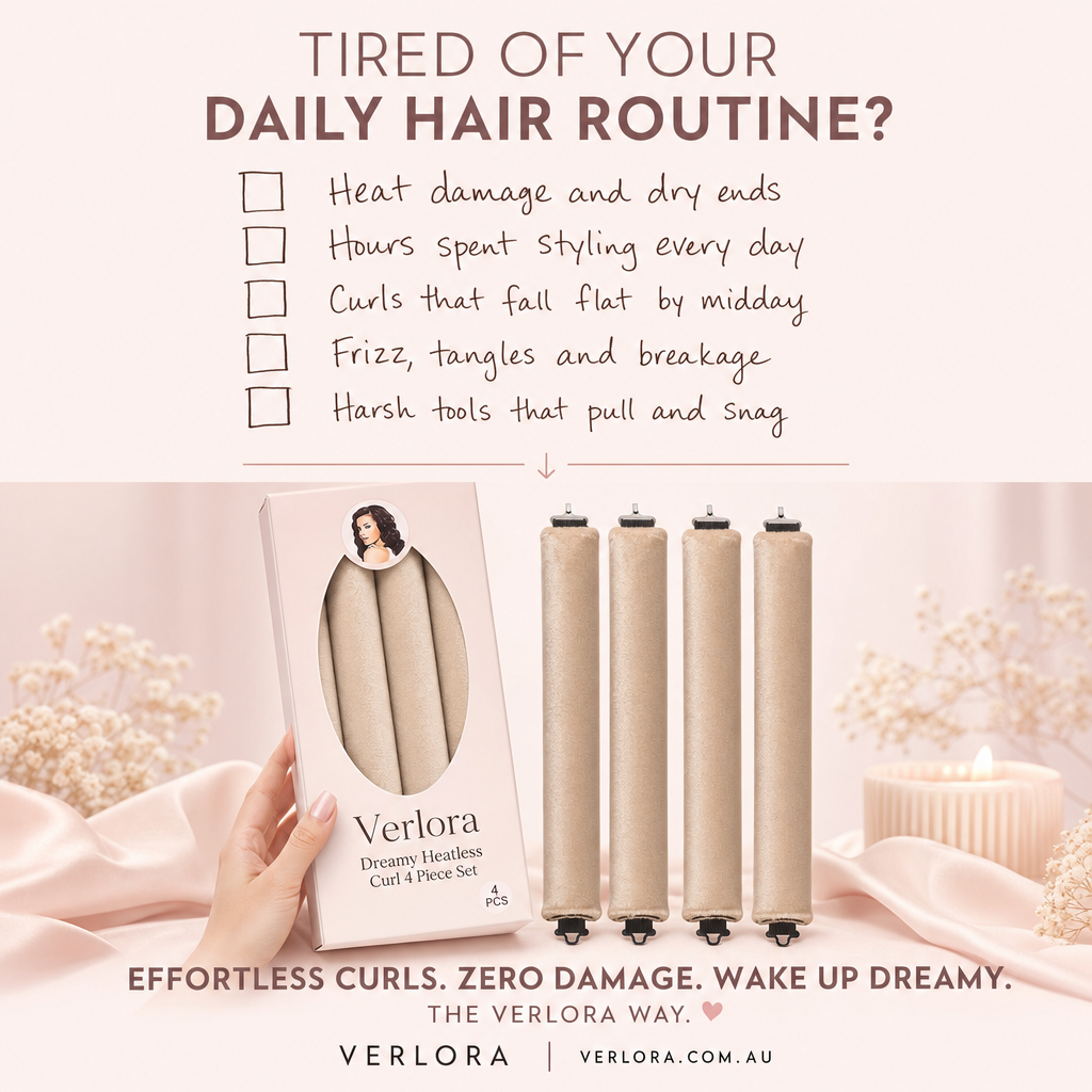 Verlora Dreamy Heatless 4 piece Curl Set