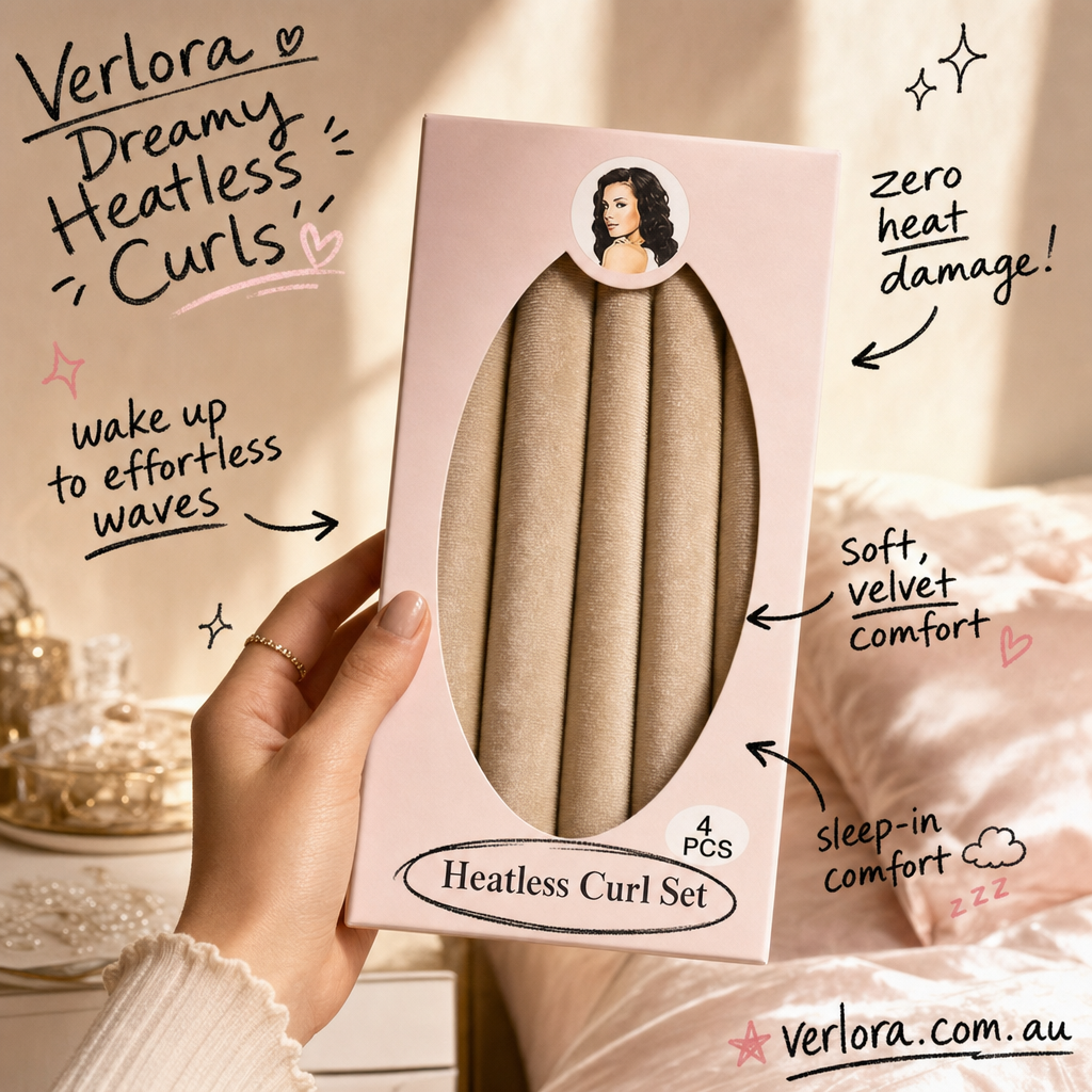 Verlora Dreamy Heatless 4 piece Curl Set