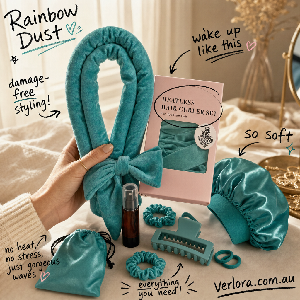 Verlora Satin Overnight Curl Set