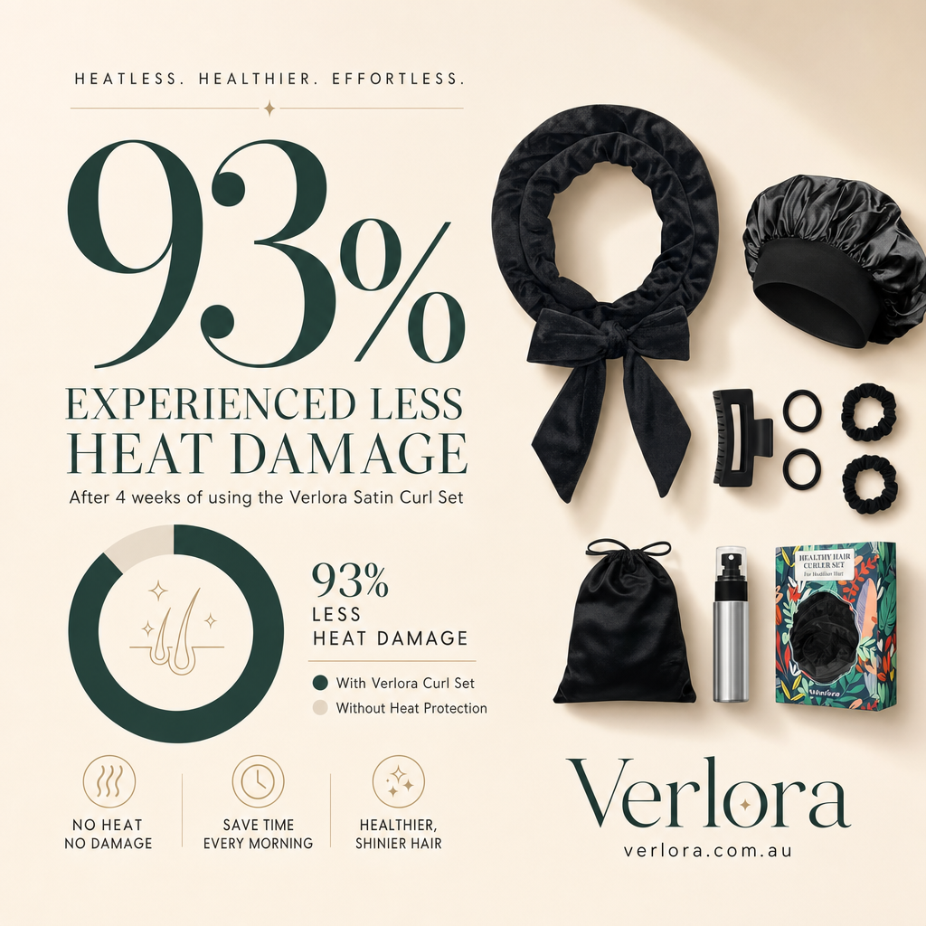 Verlora Satin Overnight Curl Set